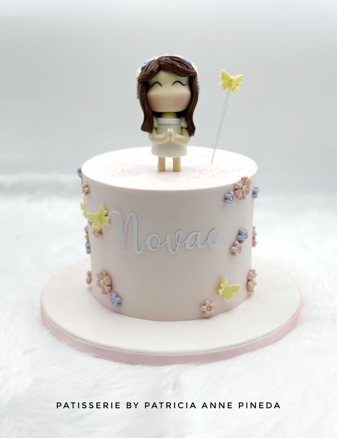 Custom baptismal cake